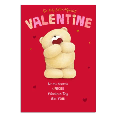 For My Valentine Forever Friends Valentine's Day Card